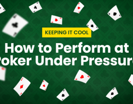 como agir no poker sob pressão